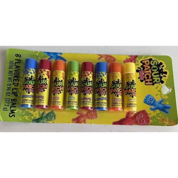 8 Pack Taste Beauty SOUR PATCH Flavored Lip Balm Assorted Flavors NEW Sealed - Picture 5 of 13